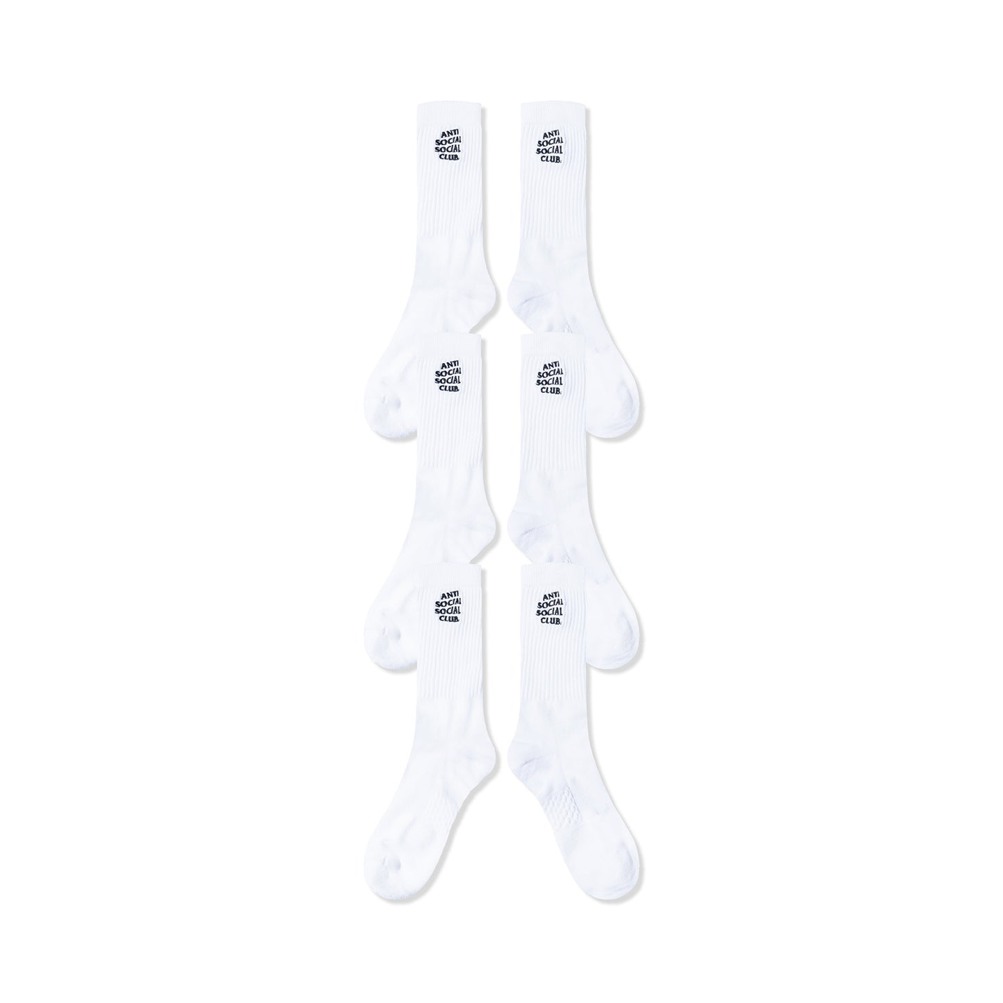 ASSC Classic 3-Pack Embroidered Socks