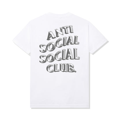 White tee, large ASSC graphic, back