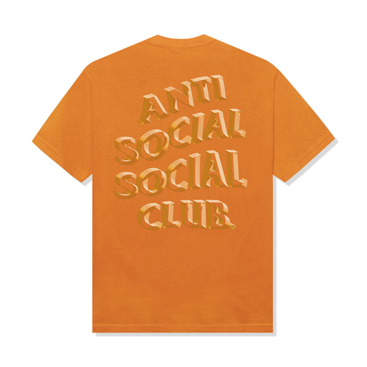 Orange sherbet tee, large ASSC graphic, back