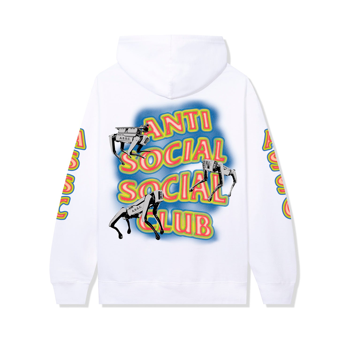 Cyber Dogs Hoodie - White