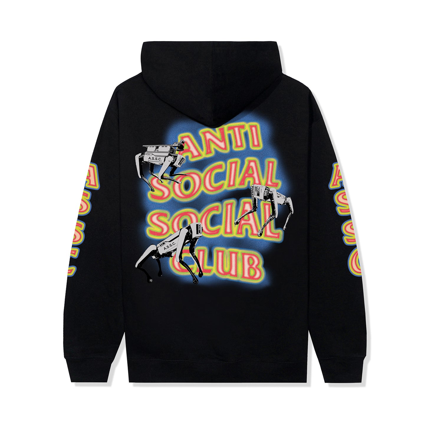 Cyber Dogs Hoodie - Black