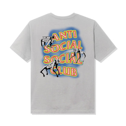 Cyber Dogs Tee - Silver