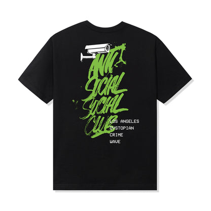 Dystopian Crime Wave Tee - Black