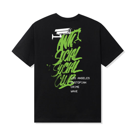 Dystopian Crime Wave Tee - Black