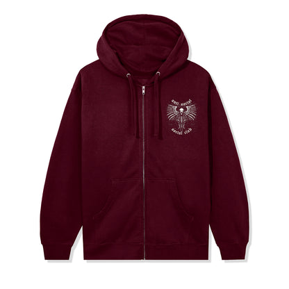 Solace Zip Hoodie - Maroon