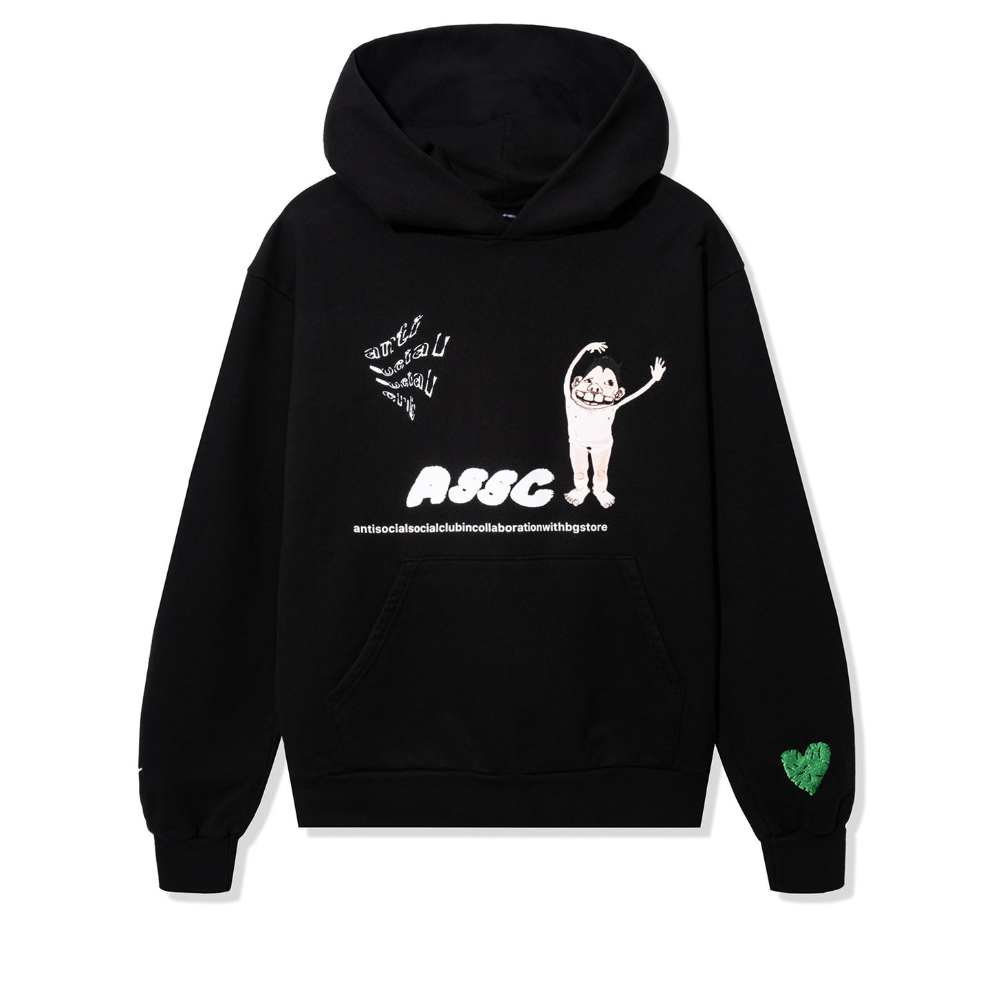 ASSC x Bryant Giles Man Hoodie - Black