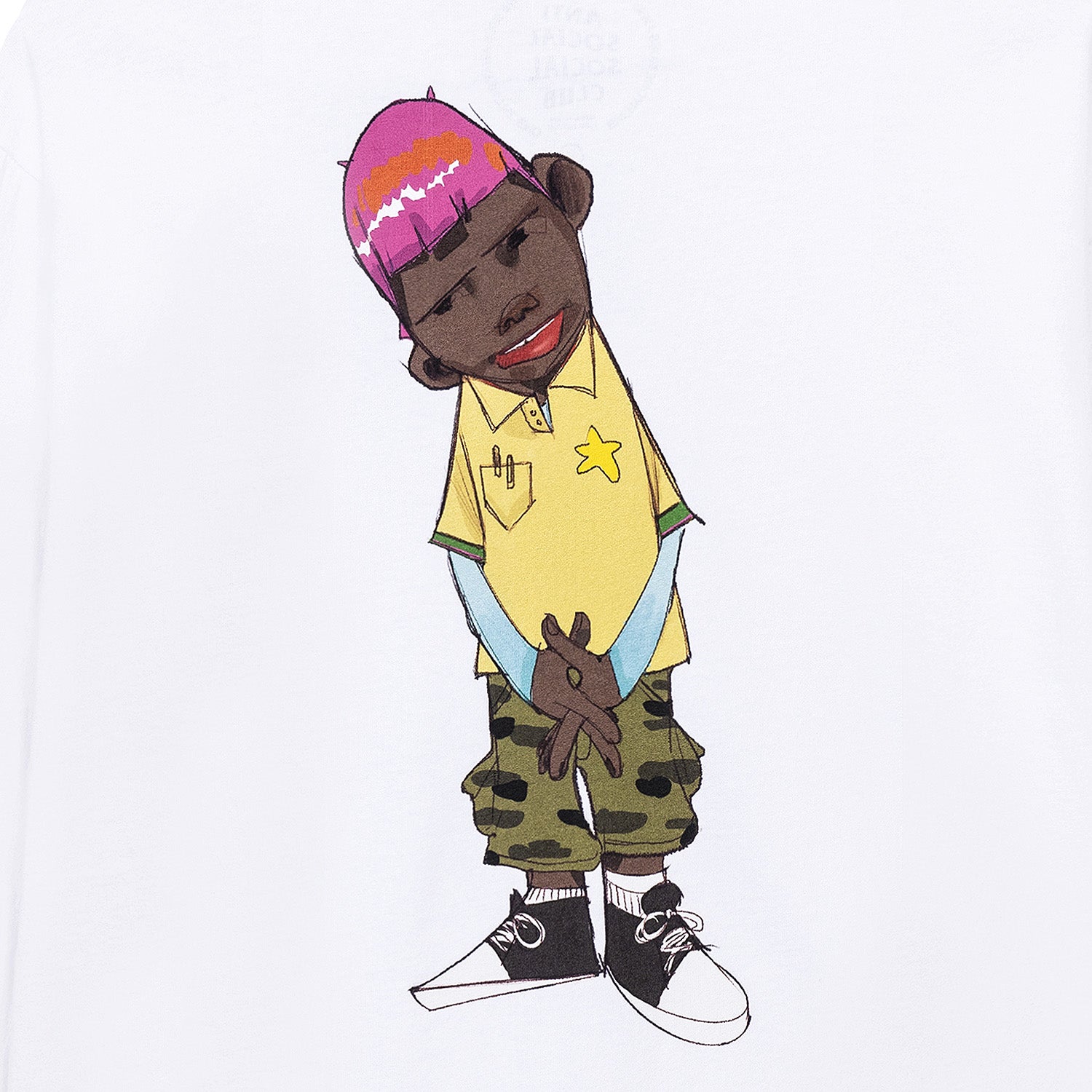 ASSC x Bryant Giles Trio LS Tee - White