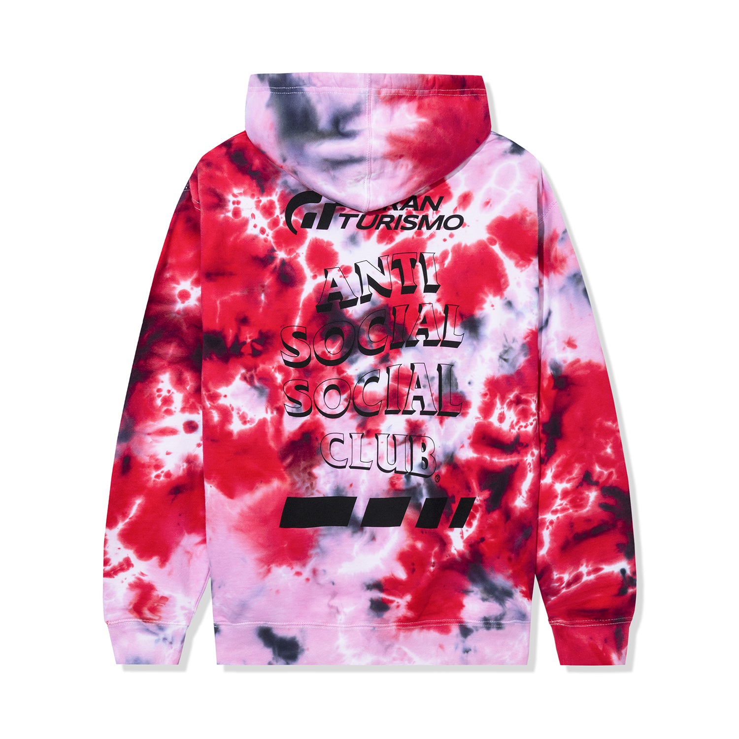 ASSC x Gran Turismo Red Tie-Dye Hoodie 