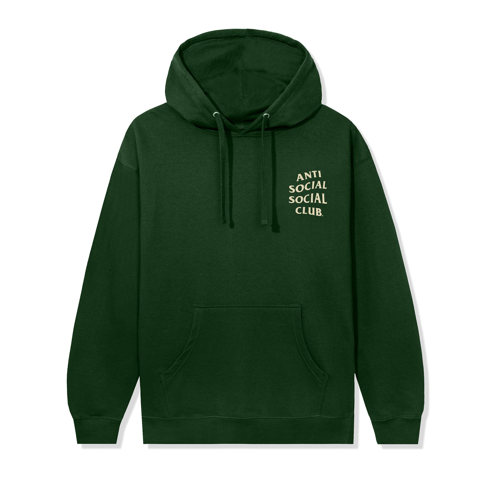 Skull College Hoodie Dark Green AntiSocialSocialClub