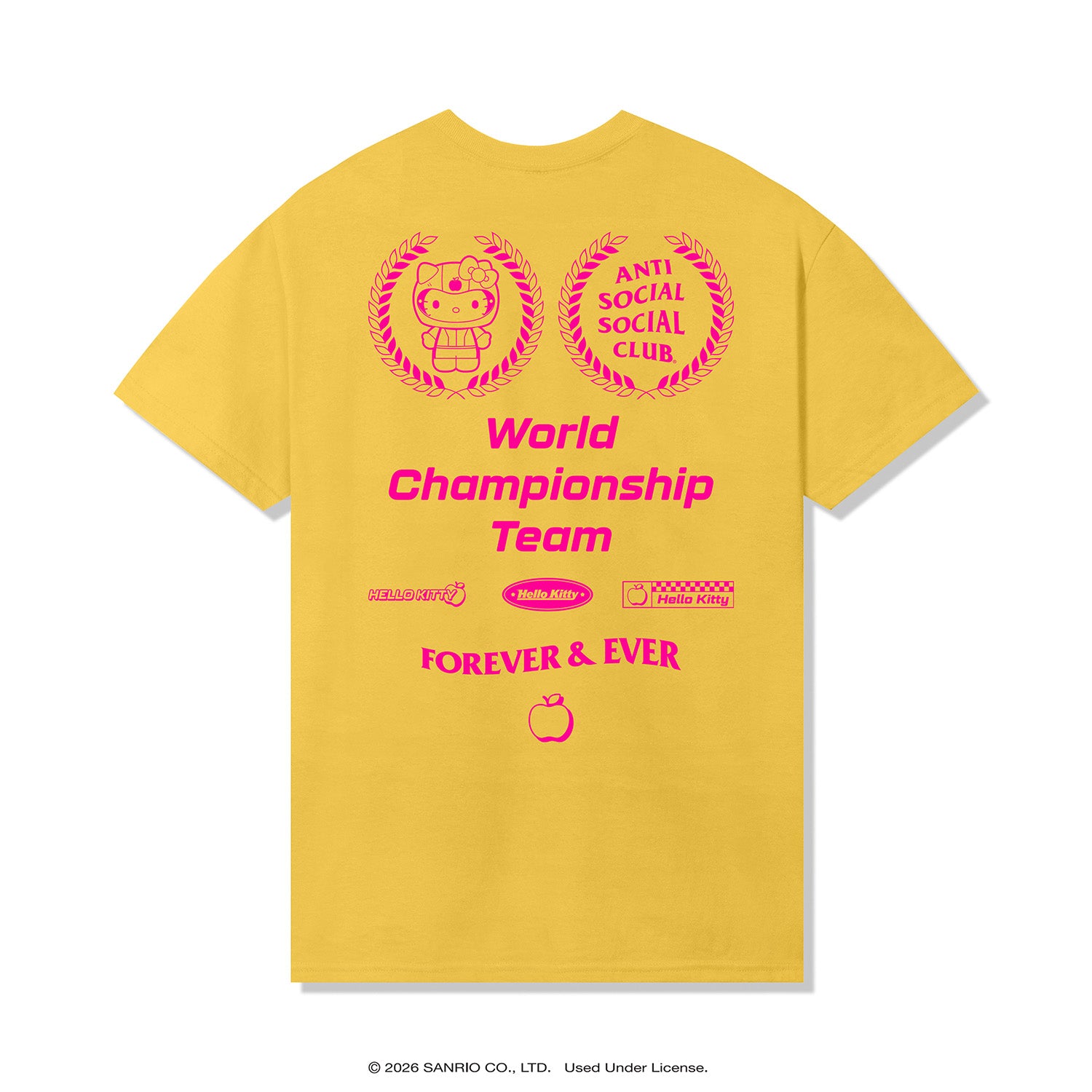 ASSC x Hello Kitty World Champ Tee – AntiSocialSocialClub