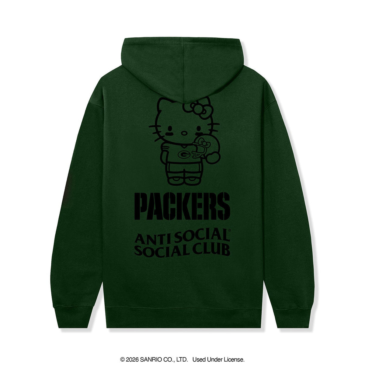 ASSC x Hello Kitty x Packers Touchdown Hoodie