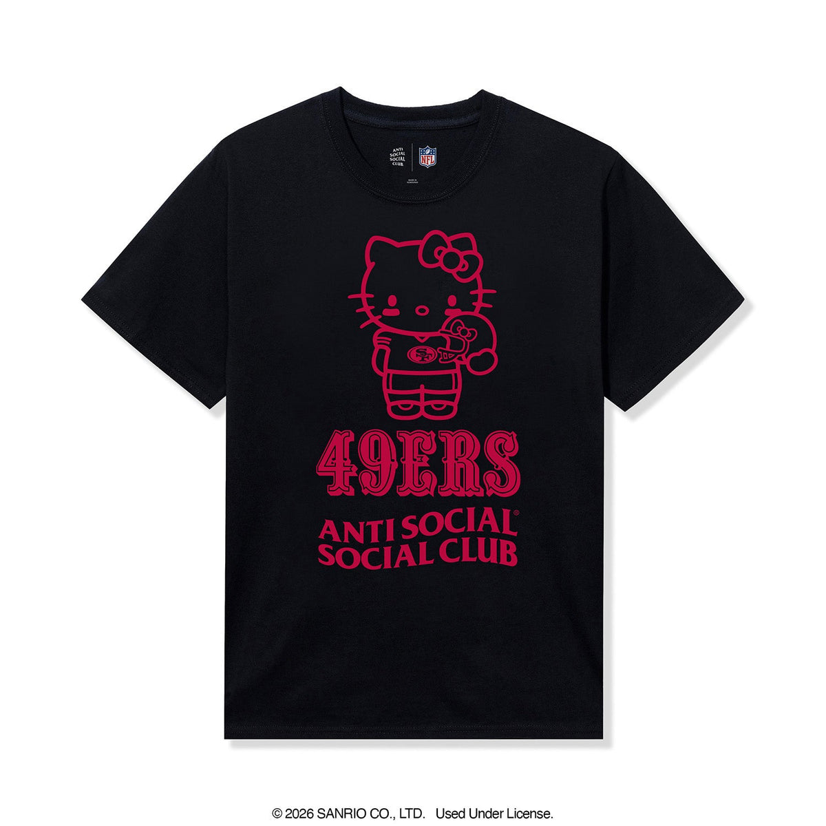 ASSC x Hello Kitty x 49ers Touchdown Tee