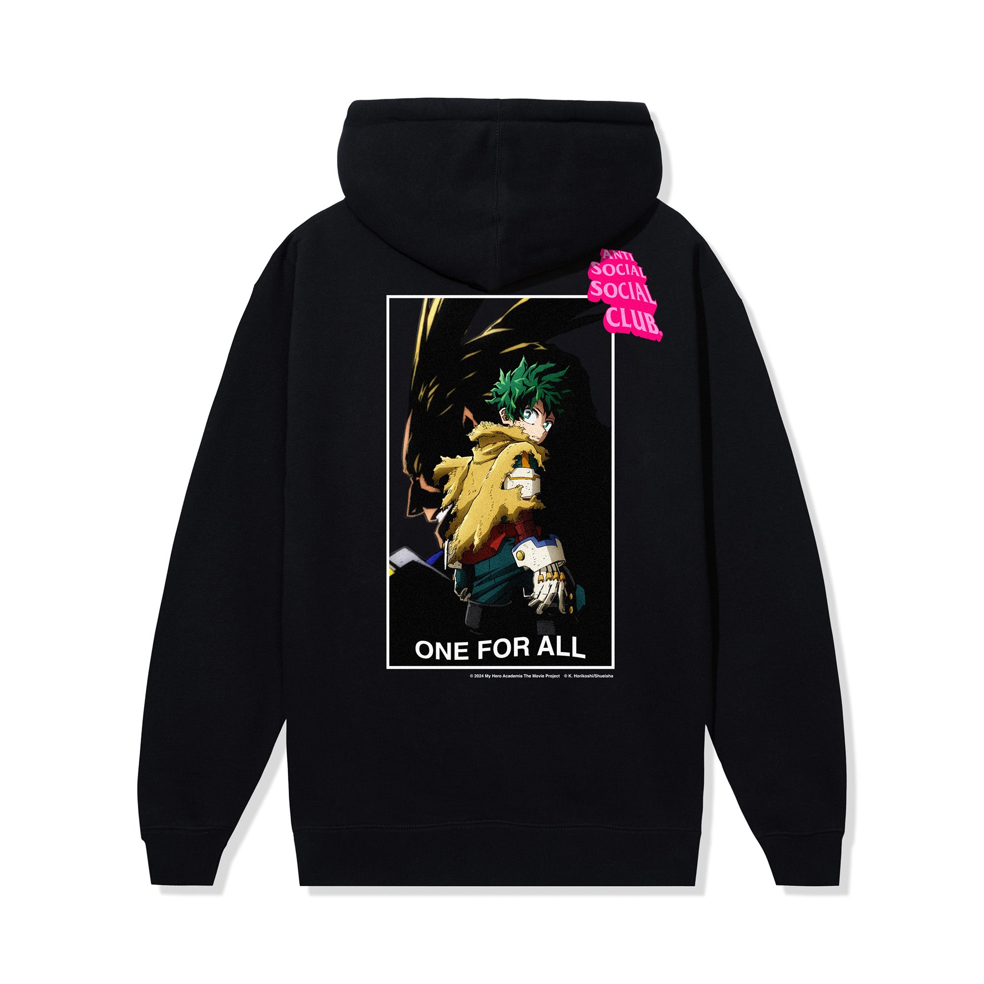 One For All Hoodie Black AntiSocialSocialClub