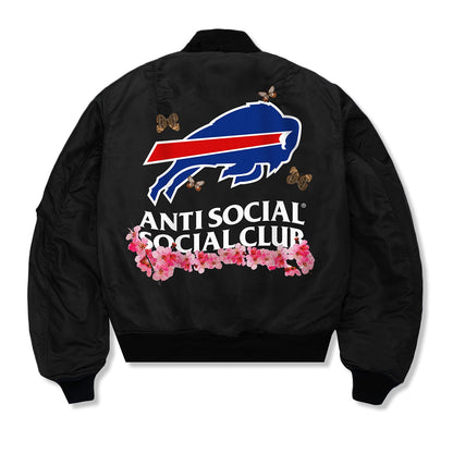 ASSC x Bills Blossom MA-1 Jacket - back
