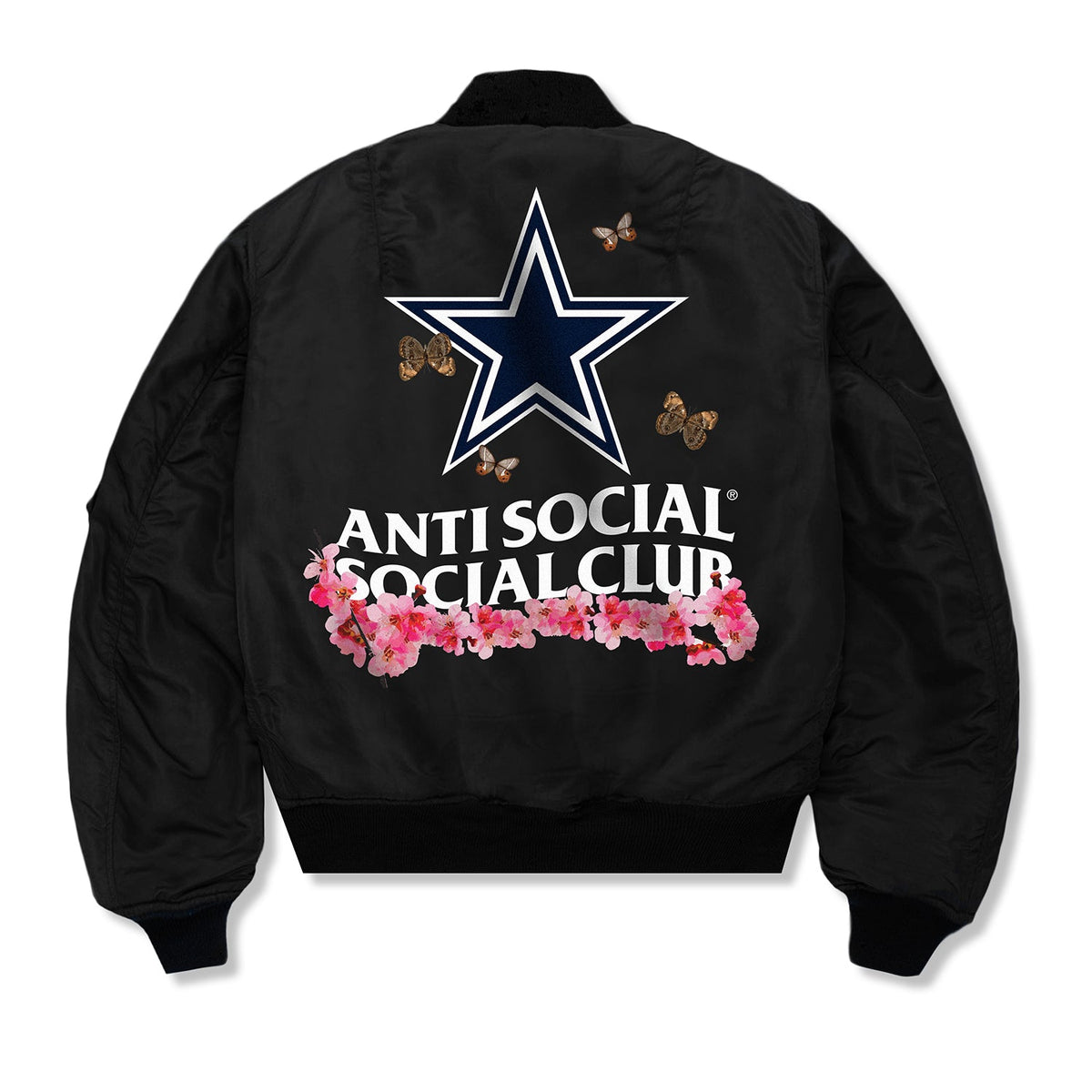 ASSC x Cowboys Blossom MA-1 Jacket - back