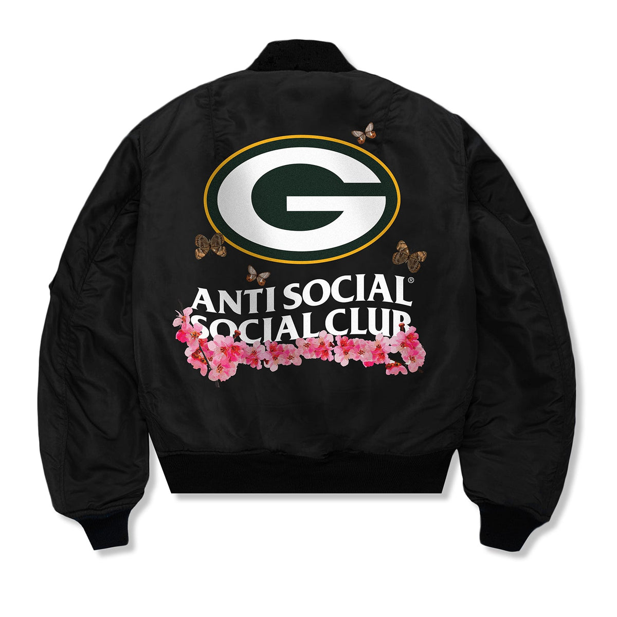 ASSC x Packers Blossom MA-1 Jacket - back