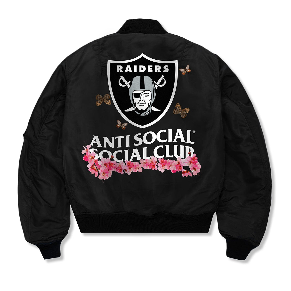 ASSC x Raiders Blossom MA-1 Jacket - back