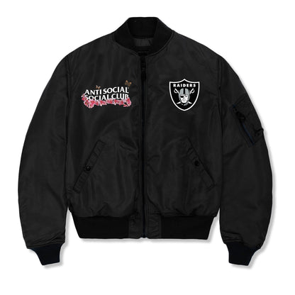ASSC x Raiders Blossom MA-1 Jacket - front