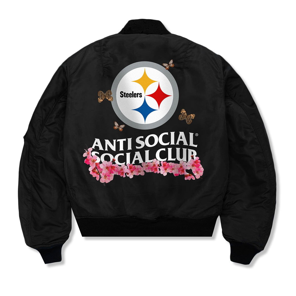 ASSC x Steelers Blossom MA-1 Jacket - back