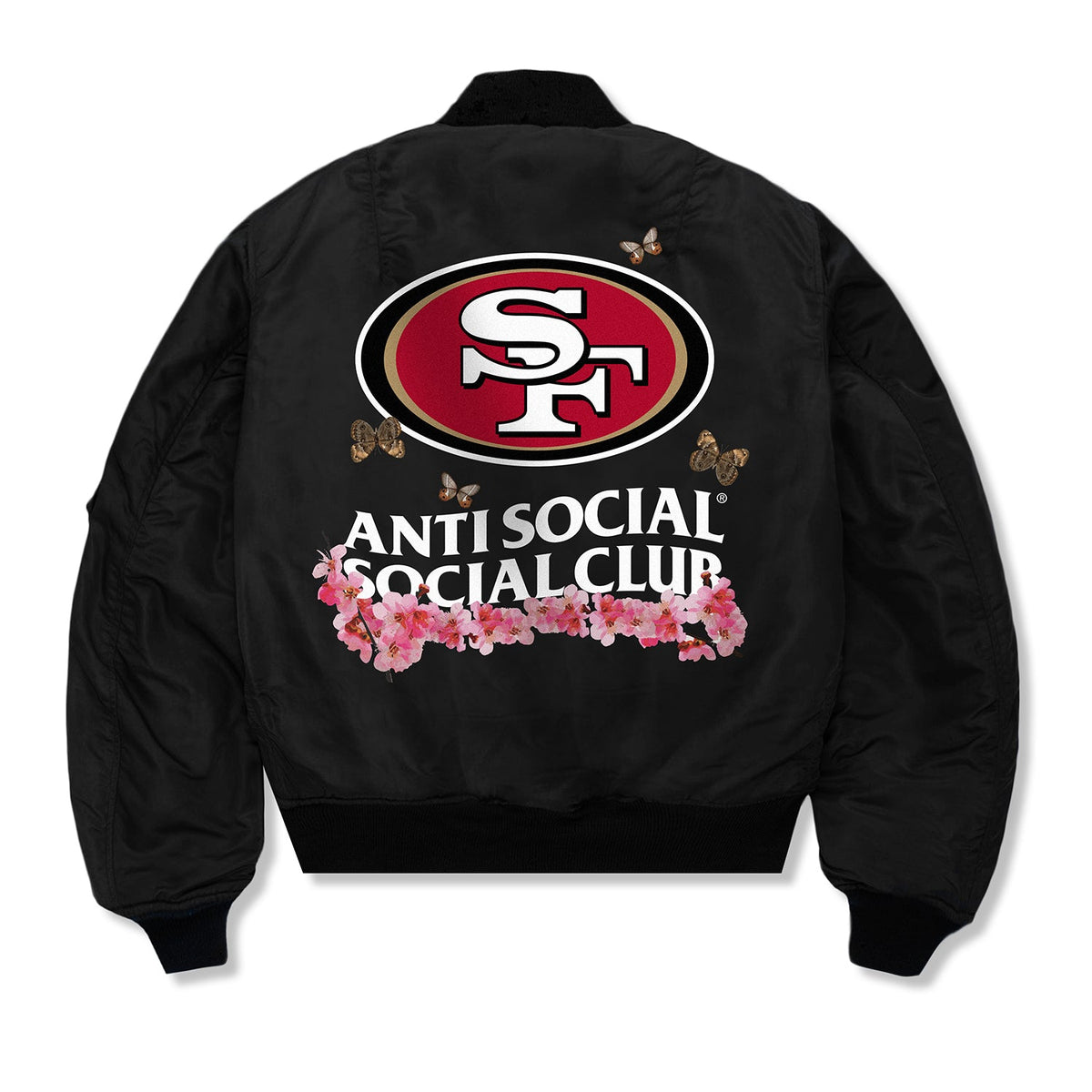 ASSC x 49ers Blossom MA-1 Jacket - back