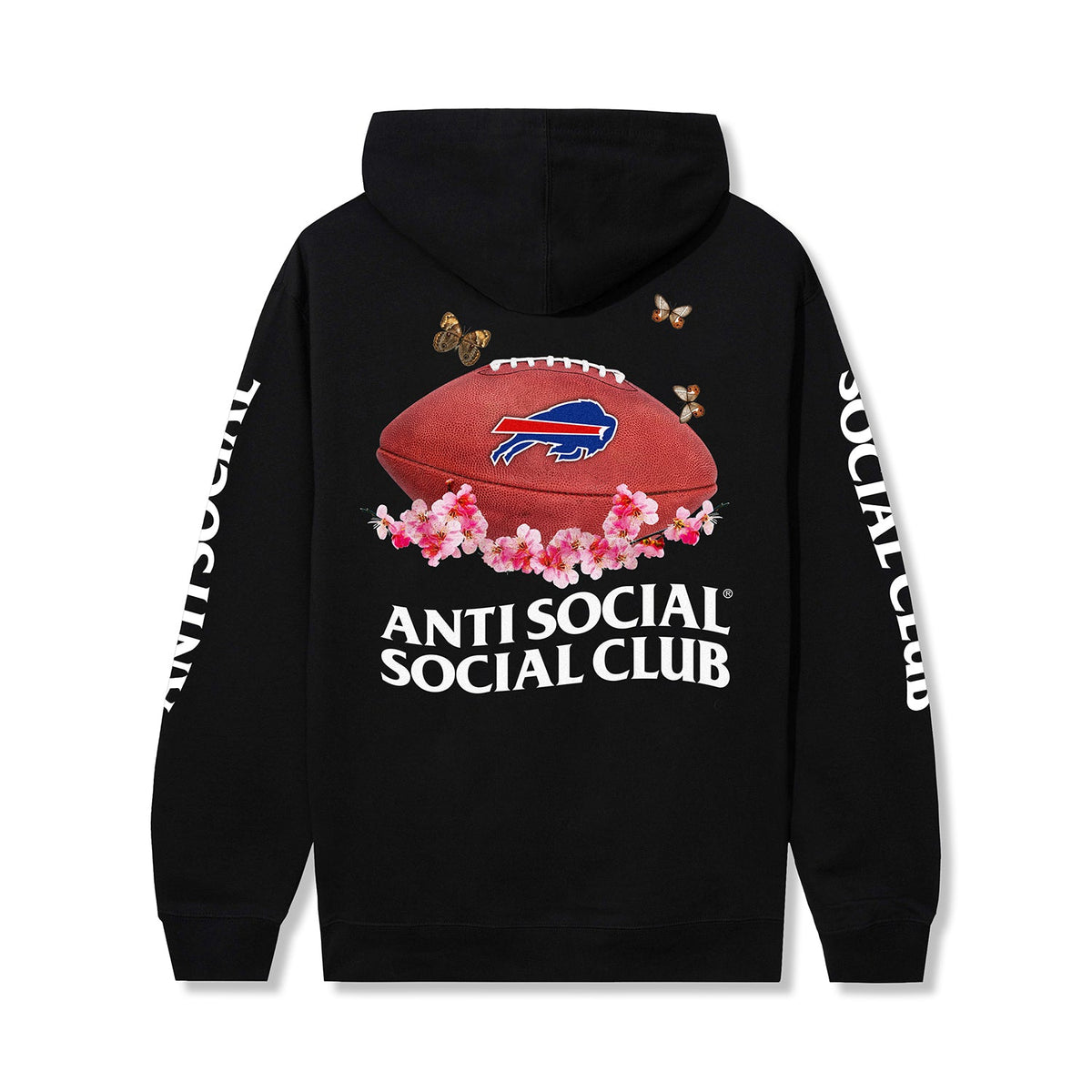 ASSC x Bills Impact Blossom Hoodie - Black back