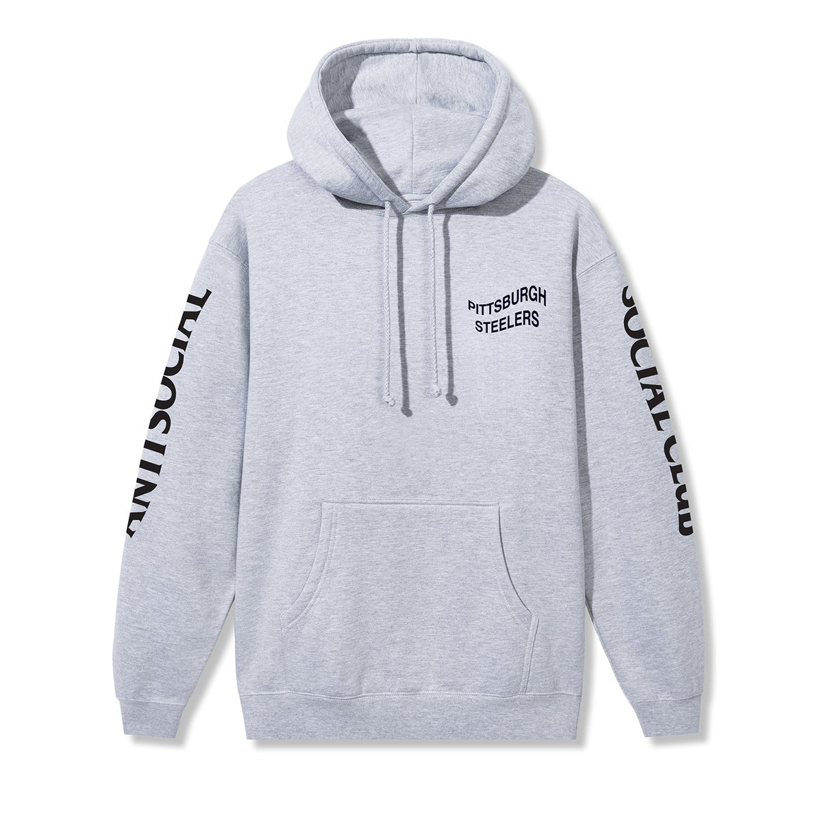 ASSC x Steelers Impact Blossom Hoodie - Grey Heather front