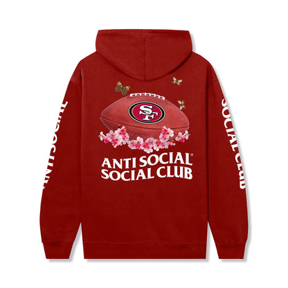 ASSC x 49ers Impact Blossom Hoodie - Red back