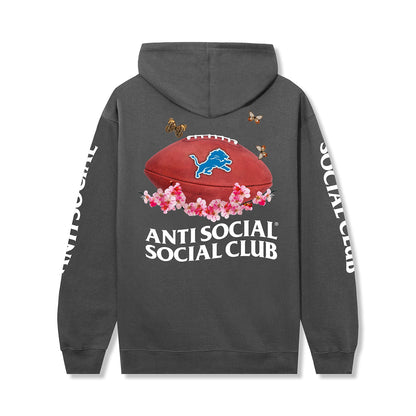 ASSC x Lions Impact Blossom Hoodie - Charcoal back