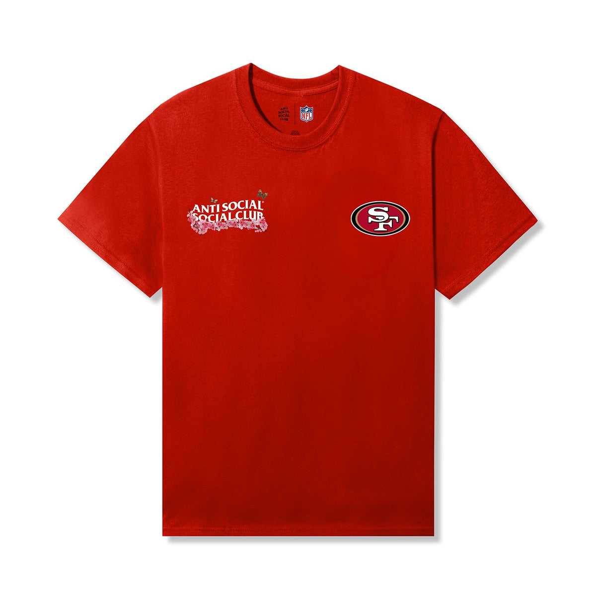 ASSC x 49ers Blossom Tee - Red front