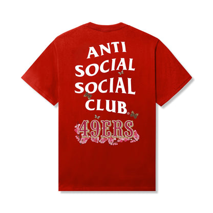 ASSC x 49ers Blossom Tee - Red back