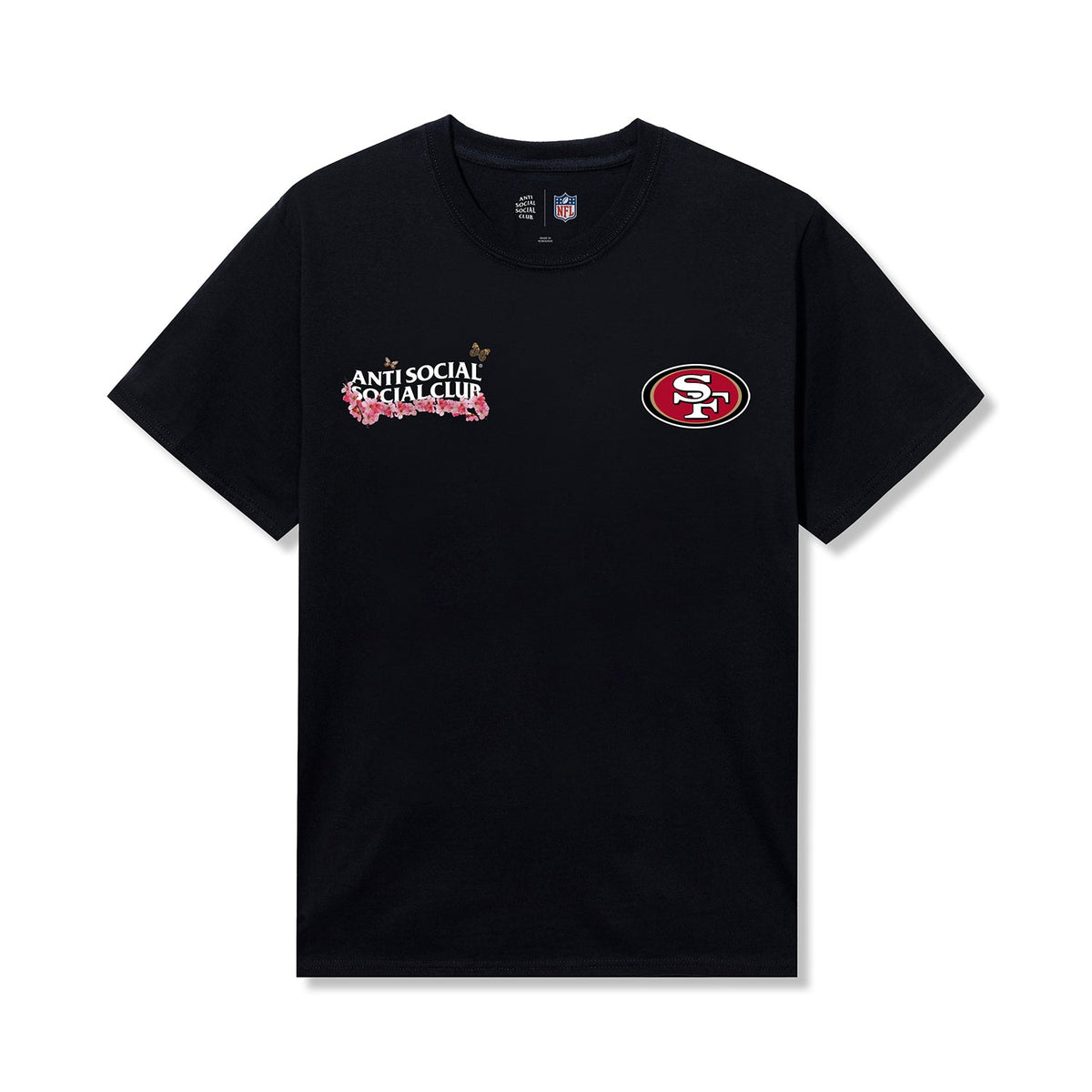 ASSC x 49ers Blossom Tee - Black front