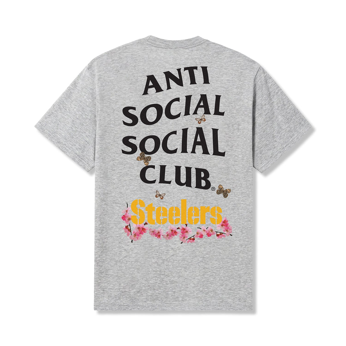 ASSC x Steelers Blossom Tee - Athletic Heather back