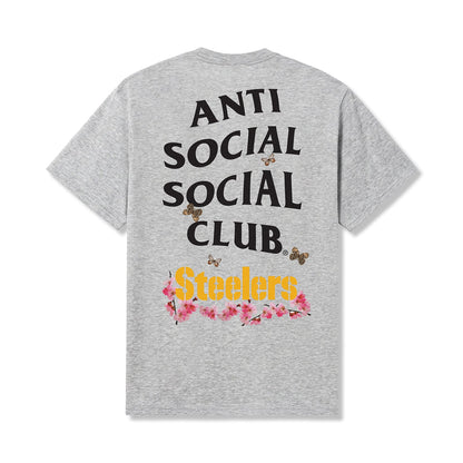 ASSC x Steelers Blossom Tee - Athletic Heather back