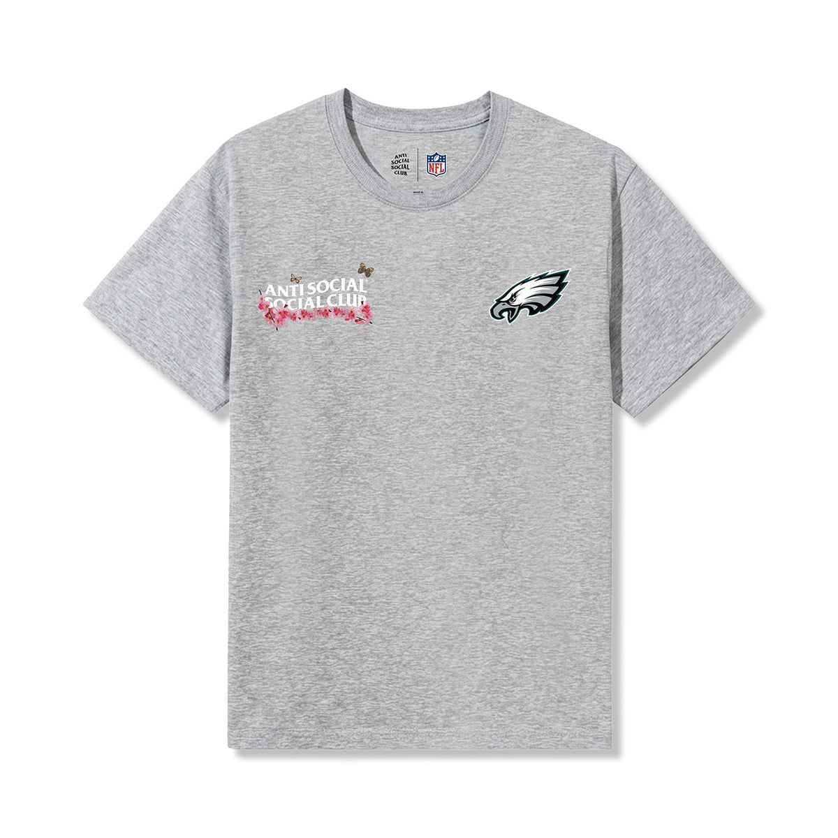 ASSC x Eagles Blossom Tee - Heather Grey front