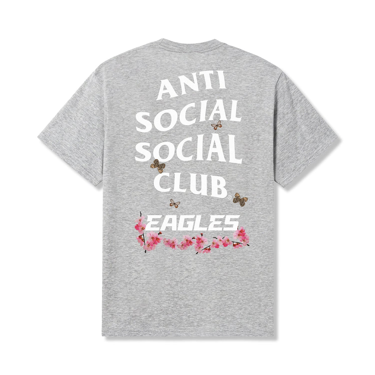 ASSC x Eagles Blossom Tee - Heather Grey back