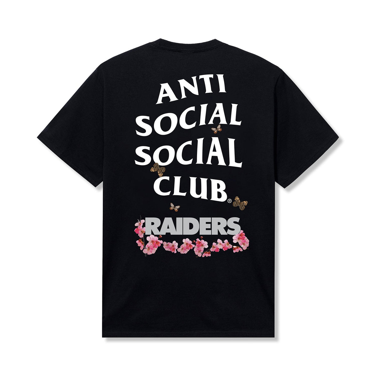 ASSC x Raiders Blossom Tee - Black back
