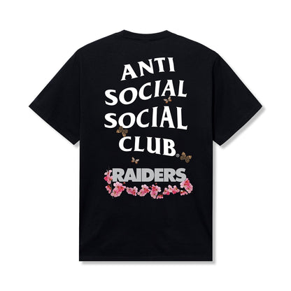 ASSC x Raiders Blossom Tee - Black back