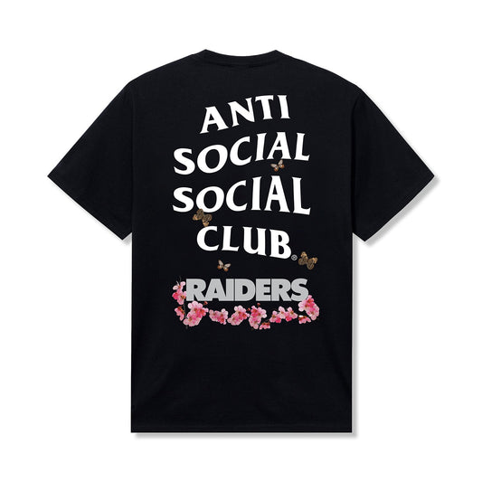 ASSC x Raiders Blossom Tee - Black back