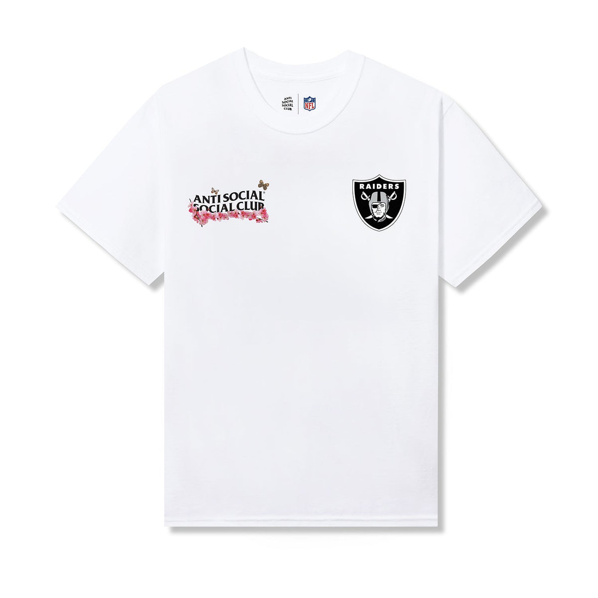 ASSC x Raiders Blossom Tee - White front