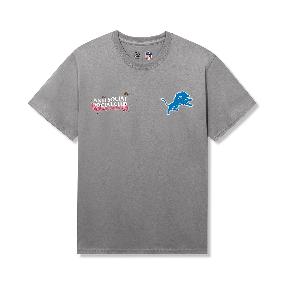 ASSC x Lions Blossom Tee - Medium Grey front