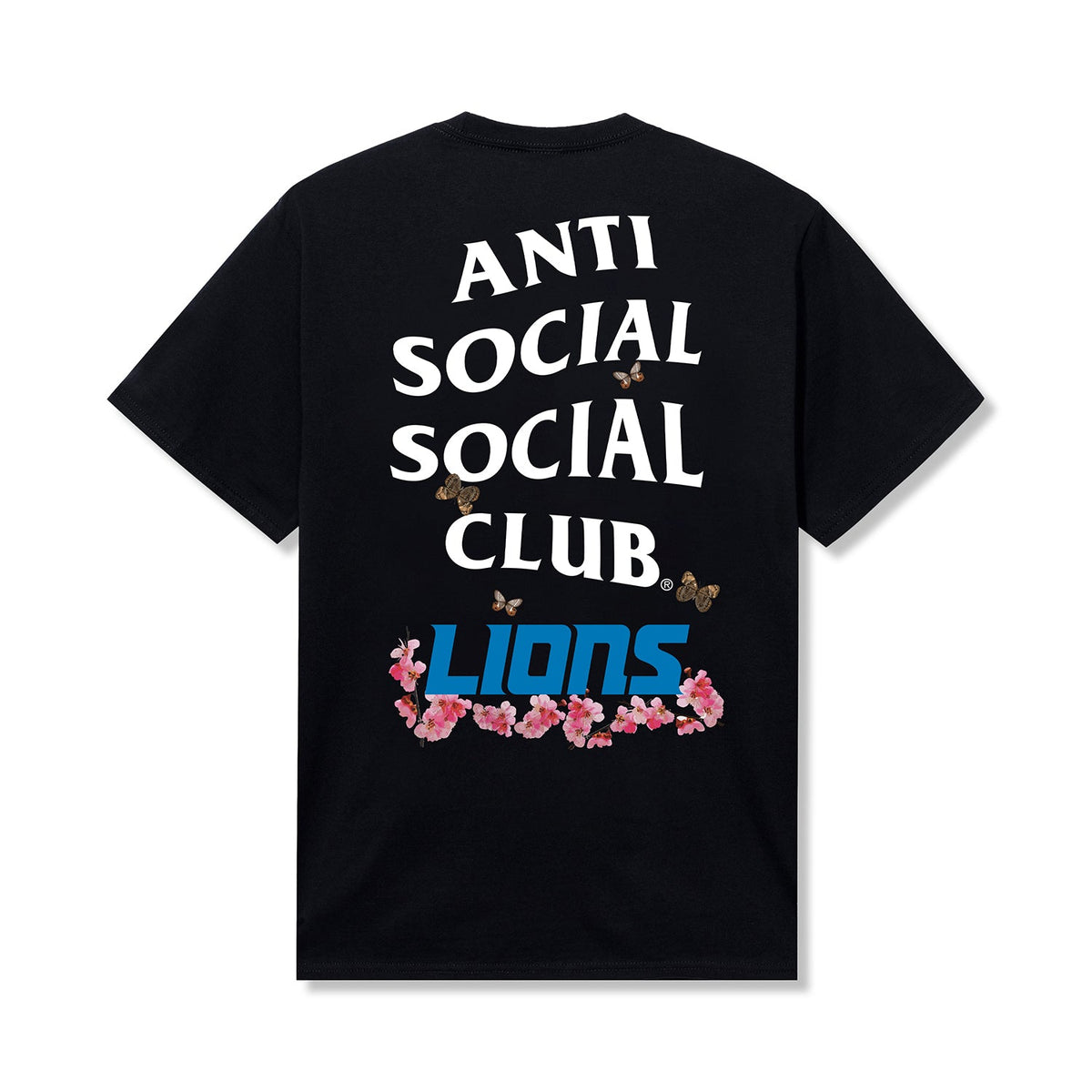 ASSC x Lions Blossom Tee - Black back