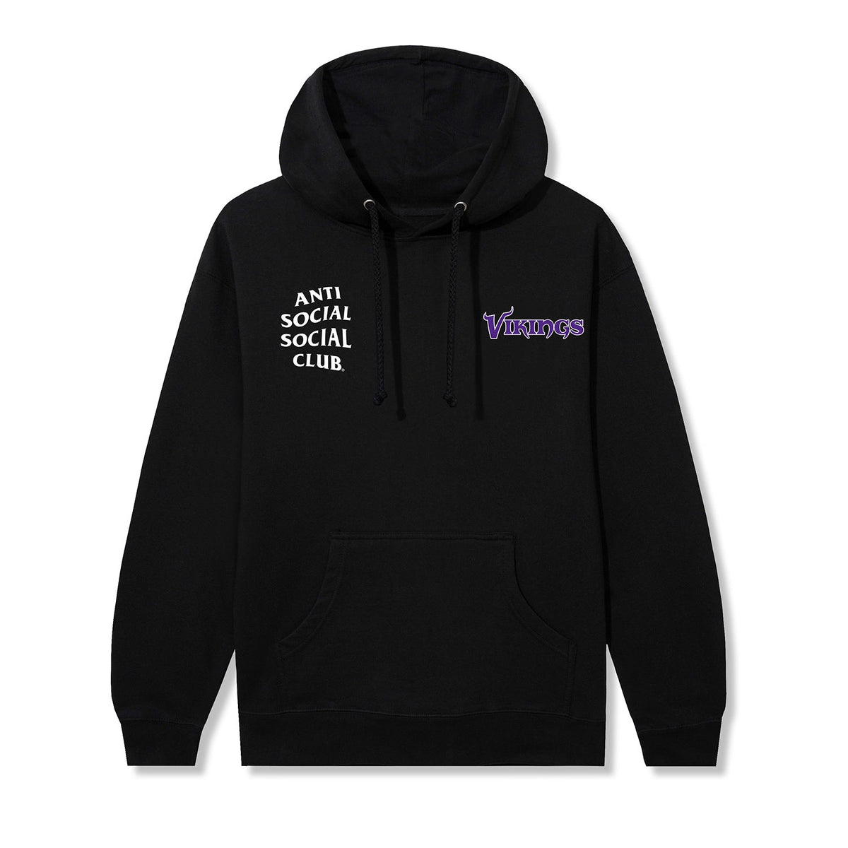 ASSC x Vikings Snap Hoodie - front
