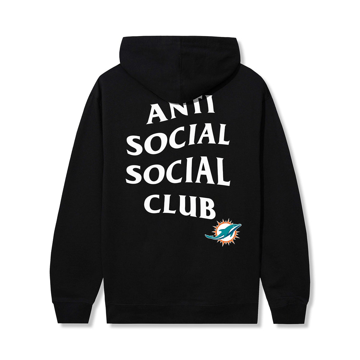 ASSC x Dolphins Snap Hoodie - back
