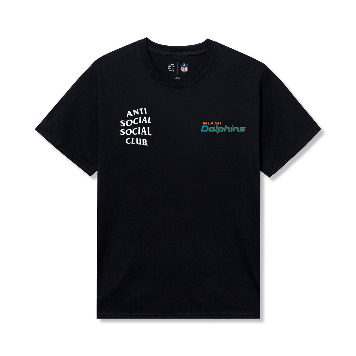 ASSC x Dolphins Snap Tee - front