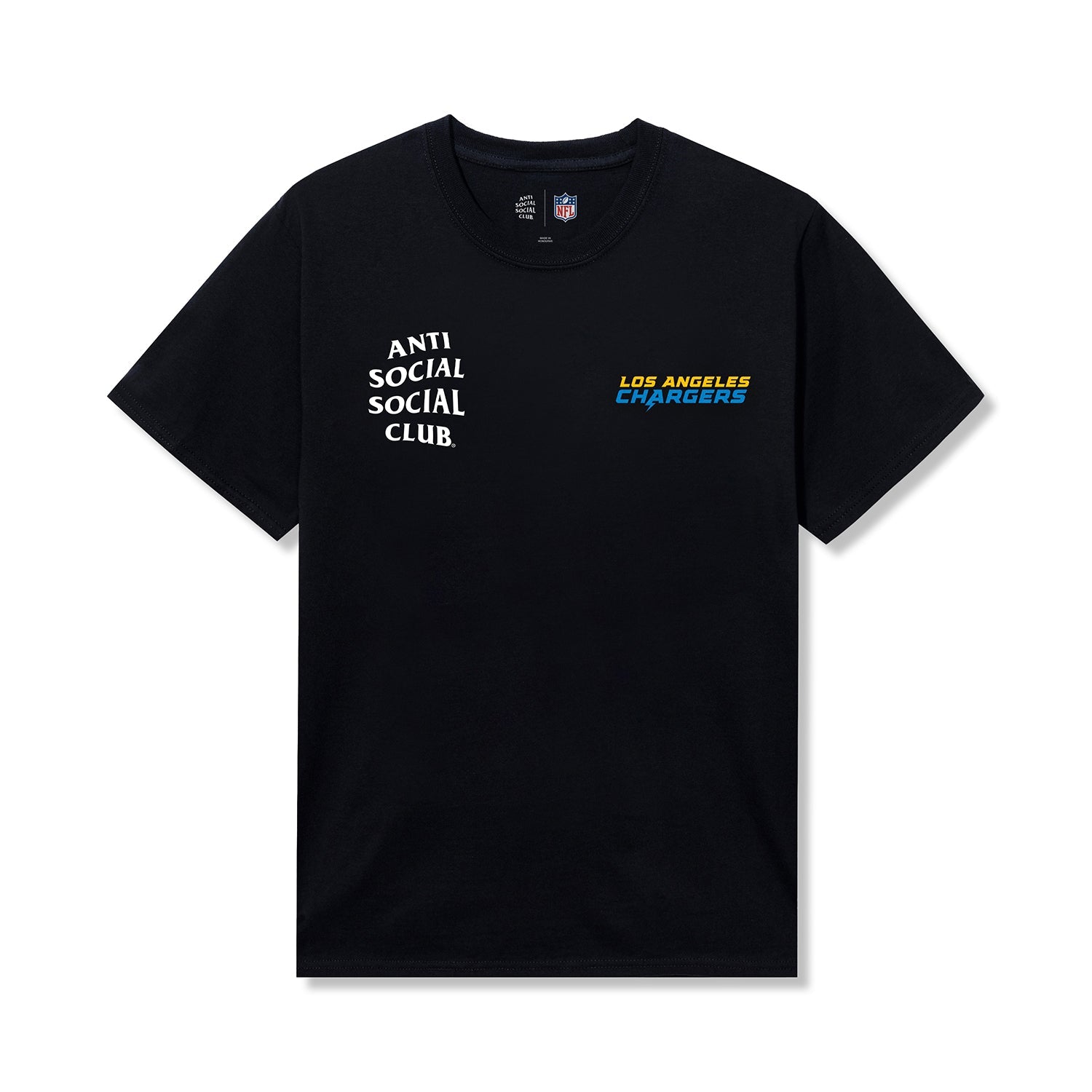 ASSC x Chargers Snap Tee – AntiSocialSocialClub