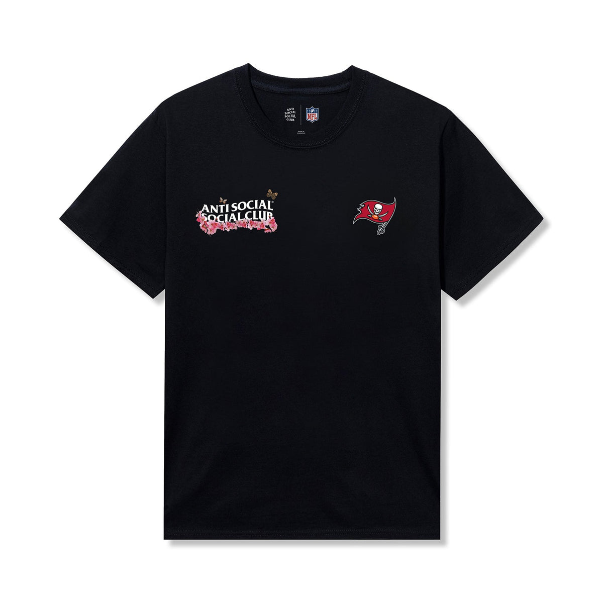 ASSC x Buccaneers Blossom Tee - Black front