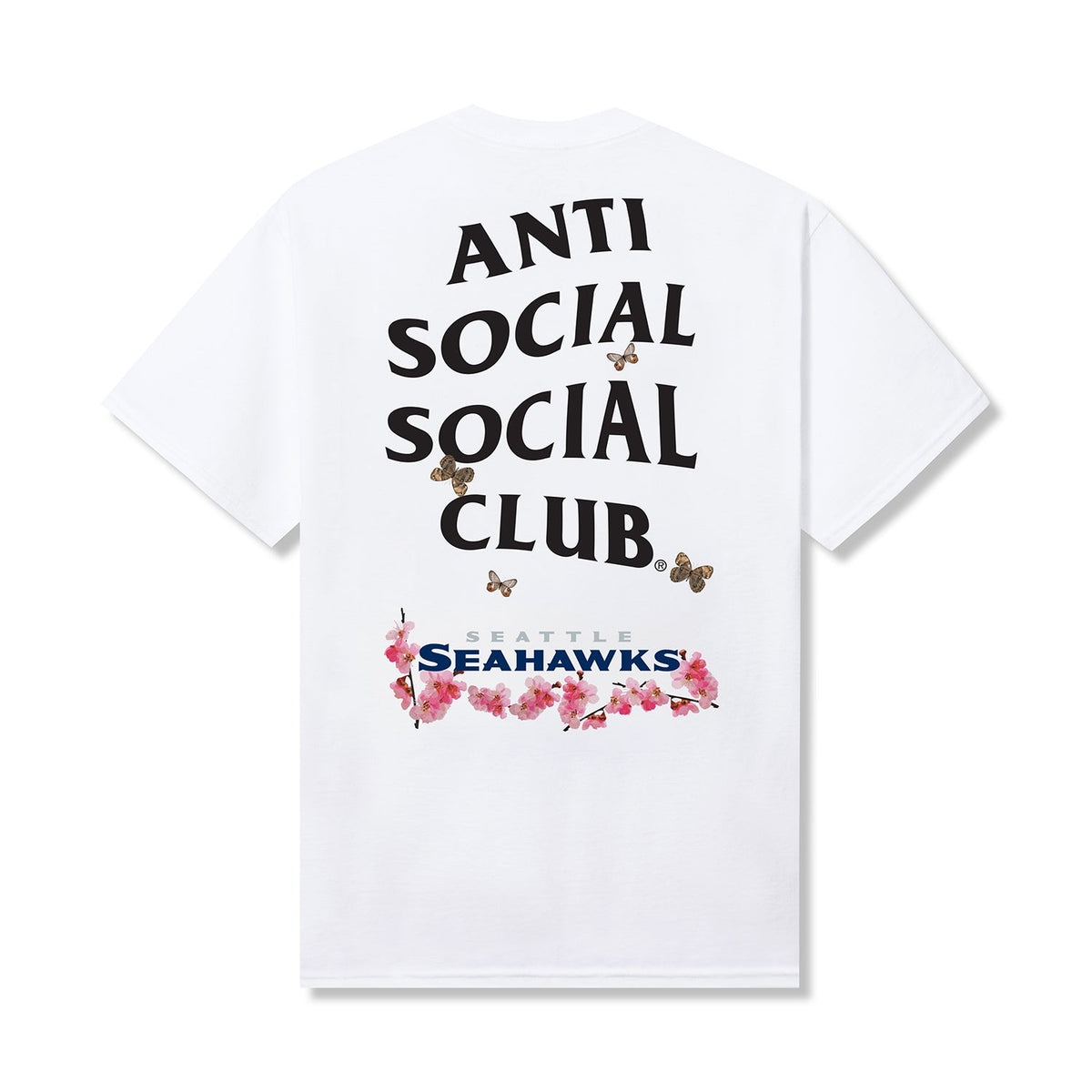 ASSC x Seahawks Blossom Tee - White back