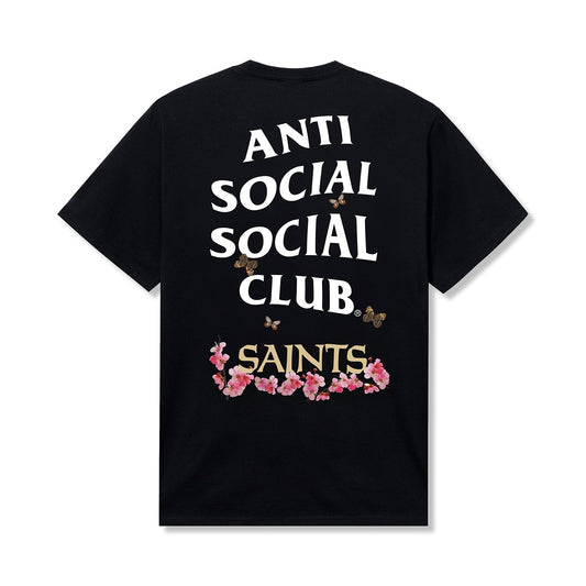 ASSC x Saints Blossom Tee - Black back