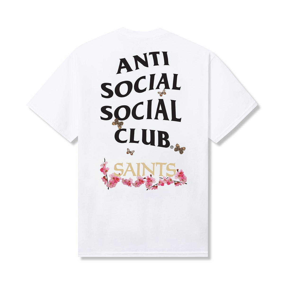 ASSC x Saints Blossom Tee - White back