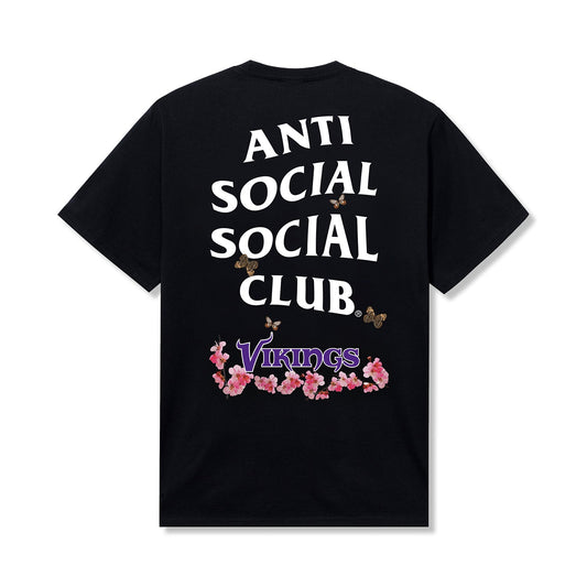 ASSC x Vikings Blossom Tee - Black back